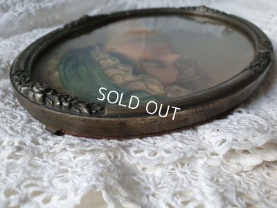 画像6: アンティークローズレリーフ額