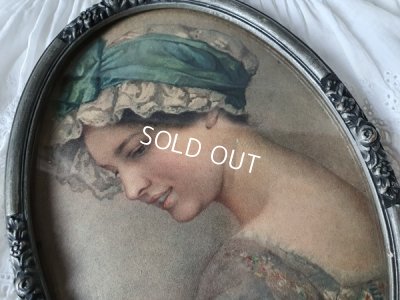 画像3: アンティークローズレリーフ額