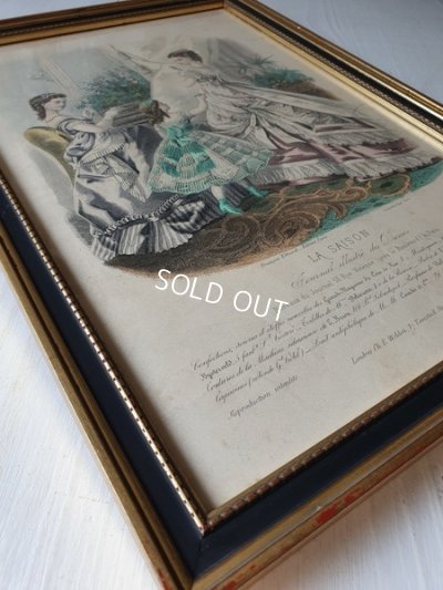 画像7: 額付きリトグラフファッションモード画