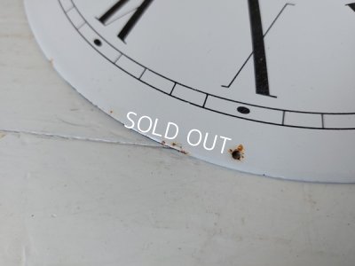 画像8: アンティークホーロー時計文字盤