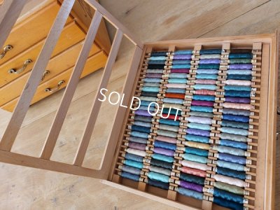 画像11: アンティークAckermann巻き糸ケース