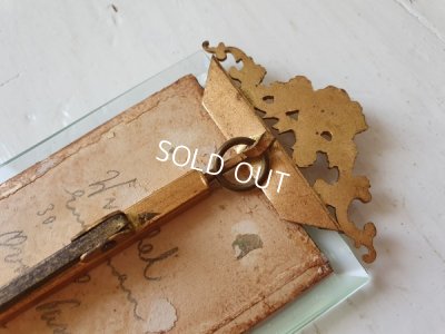 画像10: アンティークロカイユガラスフォトスタンド