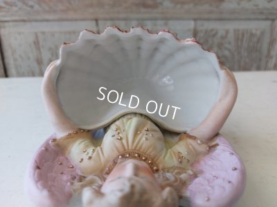 画像6: アンティークビスクエンジェル聖水盤