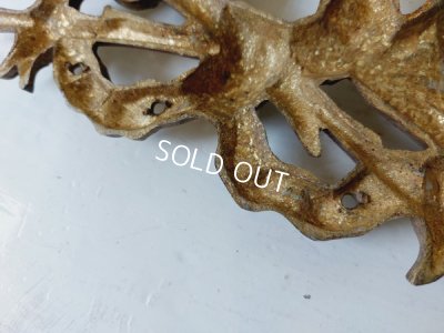 画像11: アンティークローズとリボンの装飾パーツ