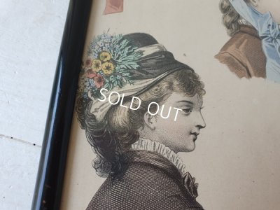 画像2: アンティークファッションモード画フレーム