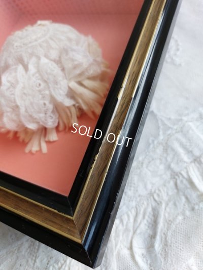 画像5: 額付アンティークボンネット