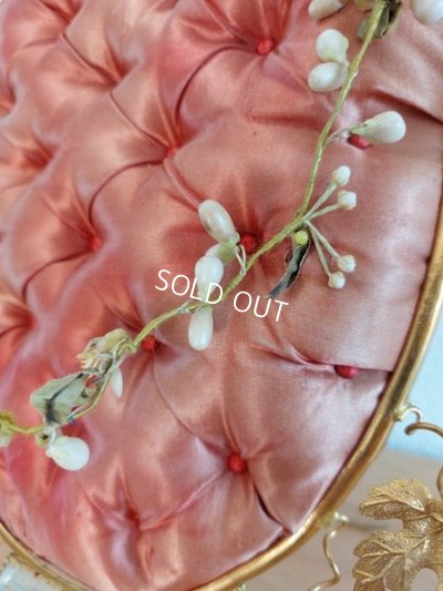 画像13: アンティークグローブドマリエクッション付スタンド