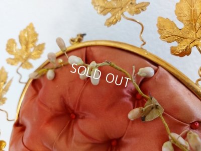 画像15: アンティークグローブドマリエクッション付スタンド