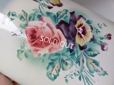 画像7: Japyローズとパンジー柄ホーローペイル