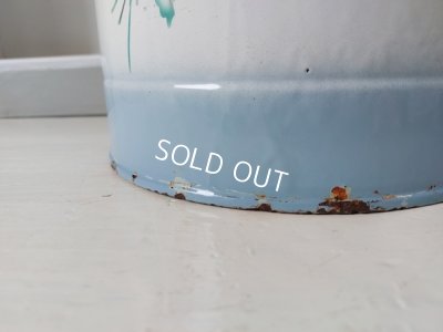 画像15: Japyローズとパンジー柄ホーローペイル