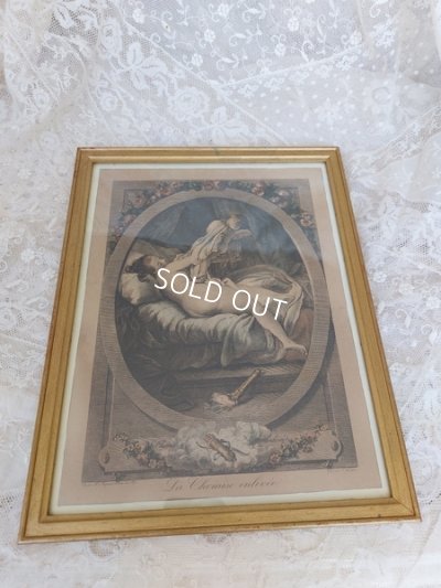 画像2: 貴婦人とエンジェルのリトグラフ画