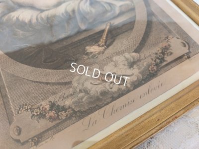 画像6: 貴婦人とエンジェルのリトグラフ画