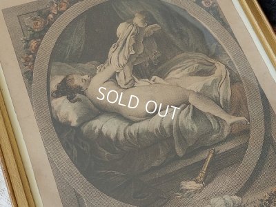 画像4: 貴婦人とエンジェルのリトグラフ画