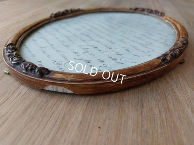 画像12: アンティークローズレリーフ額