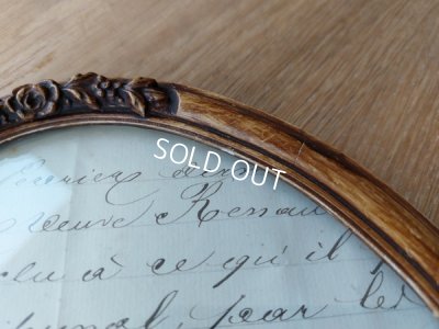 画像8: アンティークローズレリーフ額