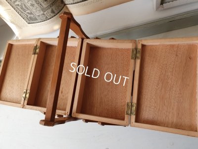 画像16: 猫脚の小さなソーイングボックス