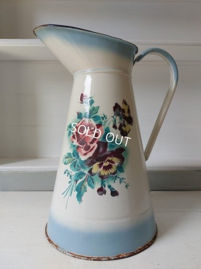 画像2: Japyローズとパンジ柄ワーターピッチャー