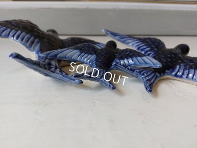 画像8: 陶器ツバメ3羽セット