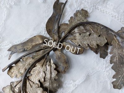 画像8: アンティーク木の葉リース
