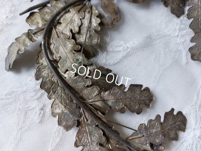 画像9: アンティーク木の葉リース