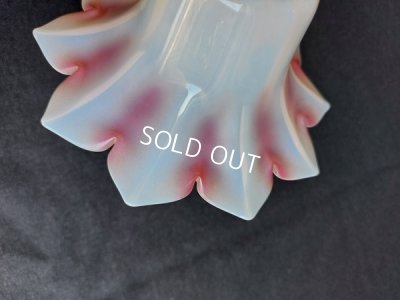 画像7: アンティークオパールセントガラスランプシェード