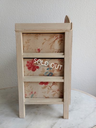 画像3: ローズ柄カルトナージュドロワー