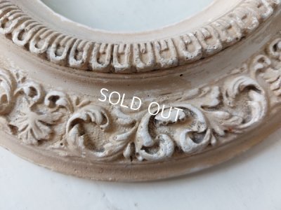 画像6: アンティークボウルガラス石膏フレーム