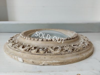 画像16: アンティークボウルガラス石膏フレーム