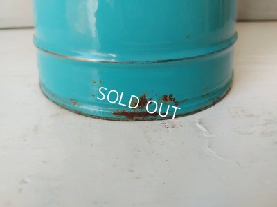 画像10: アンティークホーロー手描きワーターピッチャー