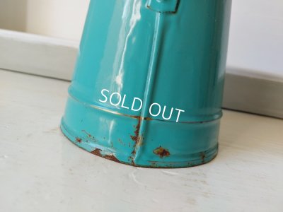 画像12: アンティークホーロー手描きワーターピッチャー