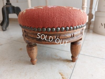 画像12: アンティークプチポワンフットレスト