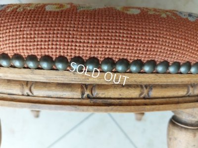 画像9: アンティークプチポワンフットレスト