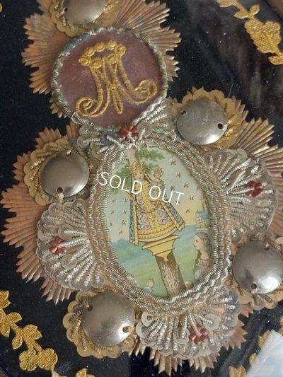 画像4: アンティーク聖母子ボウルガラスフレーム