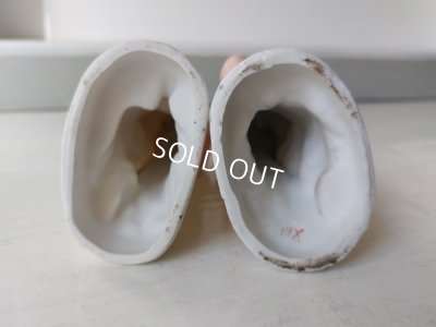 画像14: アンティークビスクペアエンジェル像