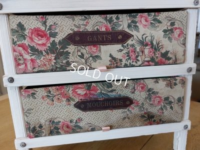 画像6: アンティークカルトナージュドロワー