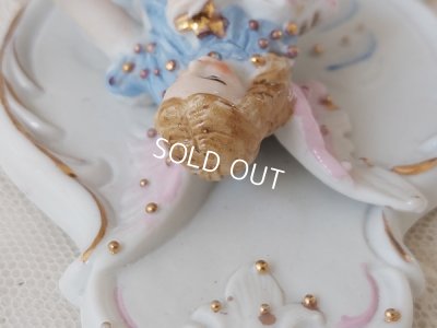 画像10: アンティークビスクエンジェル聖水盤