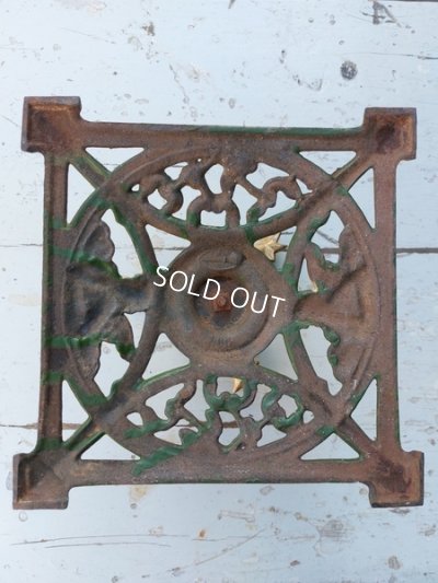 画像10: エンジェルとやどり木レリーフクリスマスツリースタンド