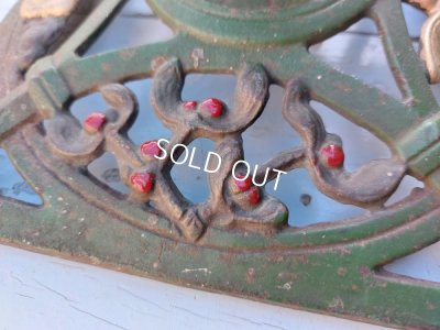 画像8: エンジェルとやどり木レリーフクリスマスツリースタンド