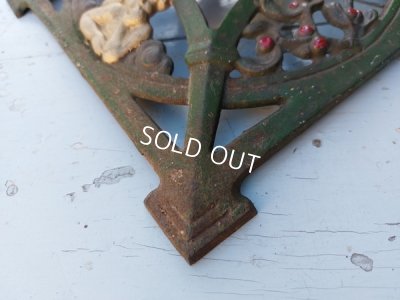 画像9: エンジェルとやどり木レリーフクリスマスツリースタンド