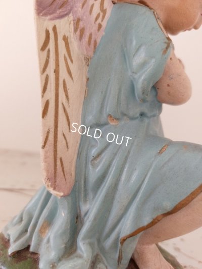 画像7: アンティーク石膏エンジェル像