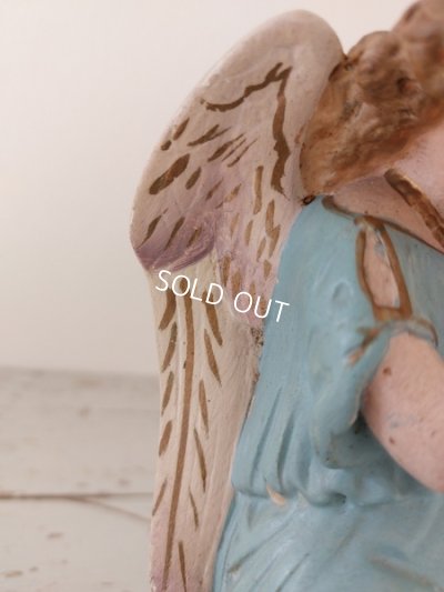 画像8: アンティーク石膏エンジェル像