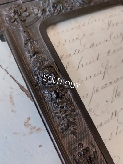 画像9: ナポレオン三世エボナイトリボンフォトスタンド