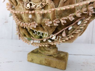 画像14: アンティークグローブドマリエワックス装飾クッション