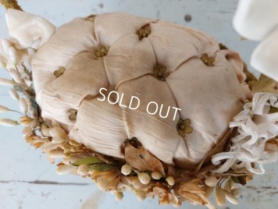 画像11: アンティークグローブドマリエワックス装飾クッション