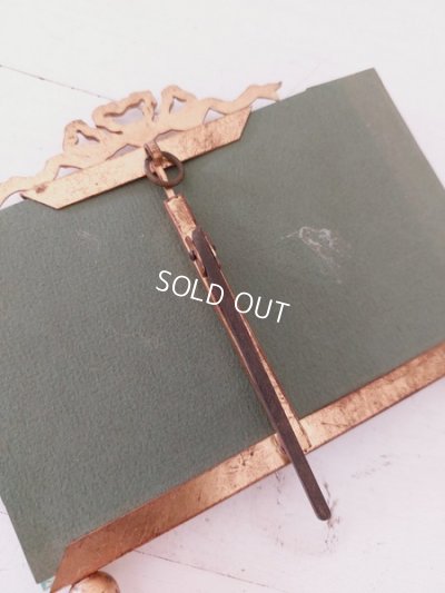 画像12: アンティーク横長ガラスリボンフォトスタンド