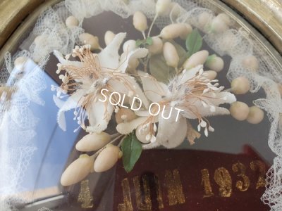 画像5: グローブドマリエワックスフラワー付ボウルガラスフレーム