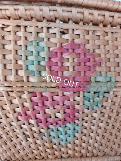 画像6: アンティークロ―ズバスケット