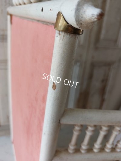 画像8: アンティークリボンと花かご柄カルトナージュ衝立