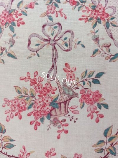 画像16: アンティークリボンと花かご柄カルトナージュ衝立