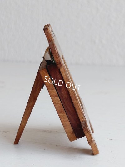 画像10: モシュリンヌすみれとミモザ柄小さなフォトスタンド